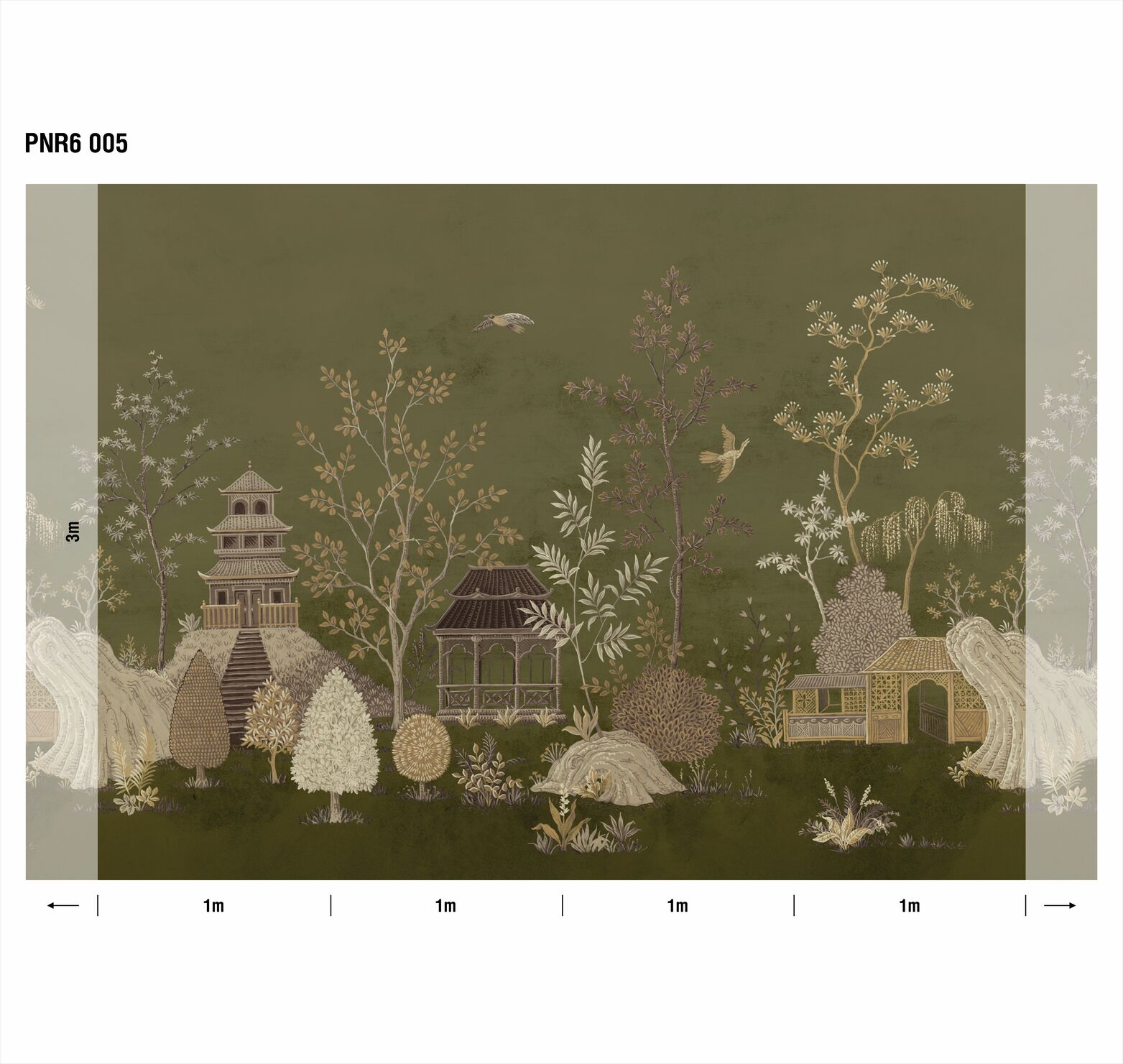 Панно Loymina Панорама Сад уединения PNR6 005 3×1 Панно Loymina Панорама Сад уединения PNR6 005 3×1